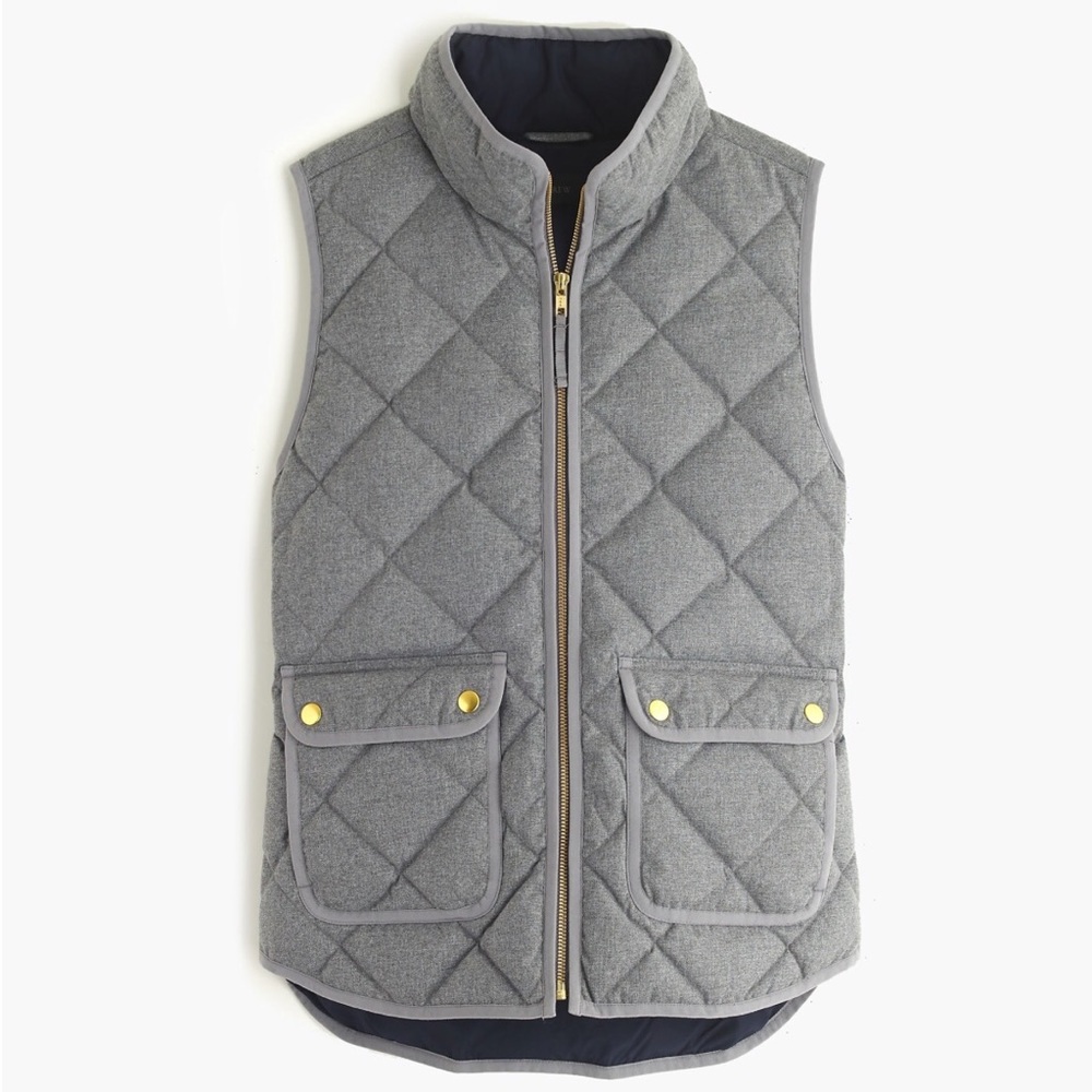 JCrew Quilted Puffer Vest - Picture 4 of 6
